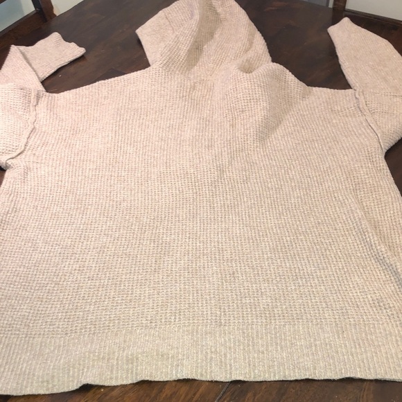 Aerie Soft Beige Knit Sweater - Picture 5 of 6